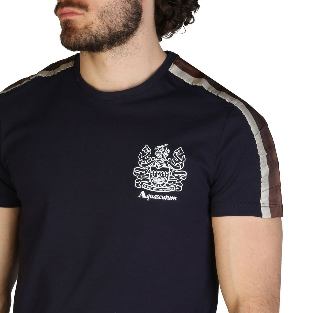 Aquascutum T-Shirt QMT017M0 – Blau 3