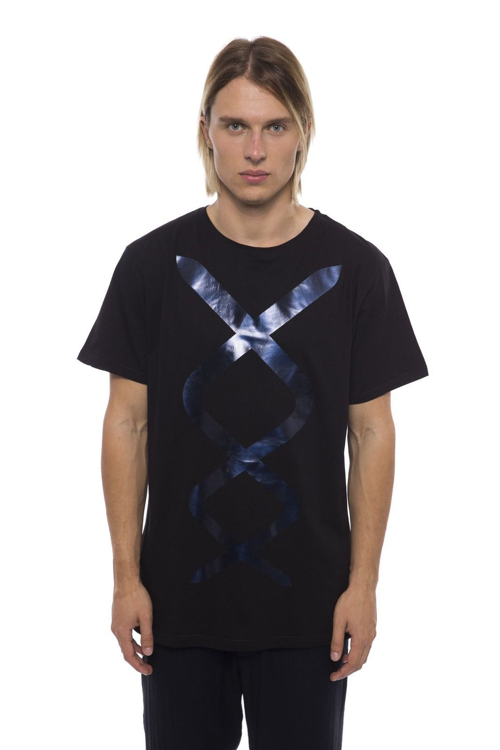 Nicolo Tonetto T-Shirt BLOCK SLOGUN 05 – Schwarz 1