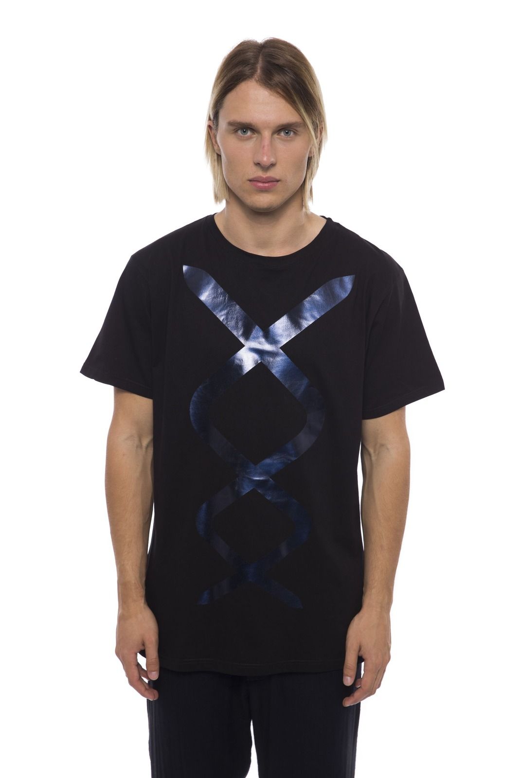 Nicolo Tonetto T-Shirt BLOCK SLOGUN 05 – Schwarz 1