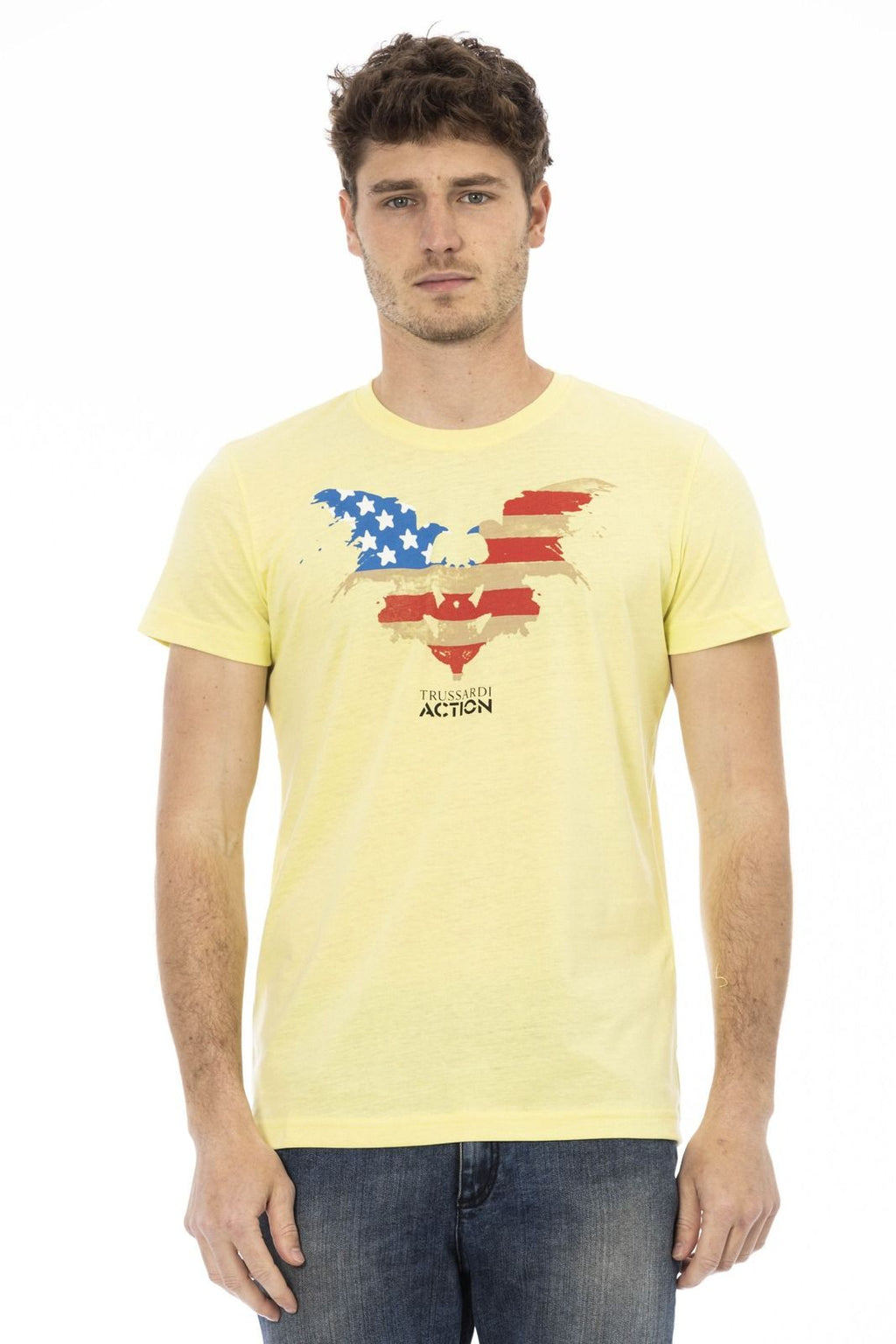 Trussardi Action T-Shirt 2AT02F – Gelb 1
