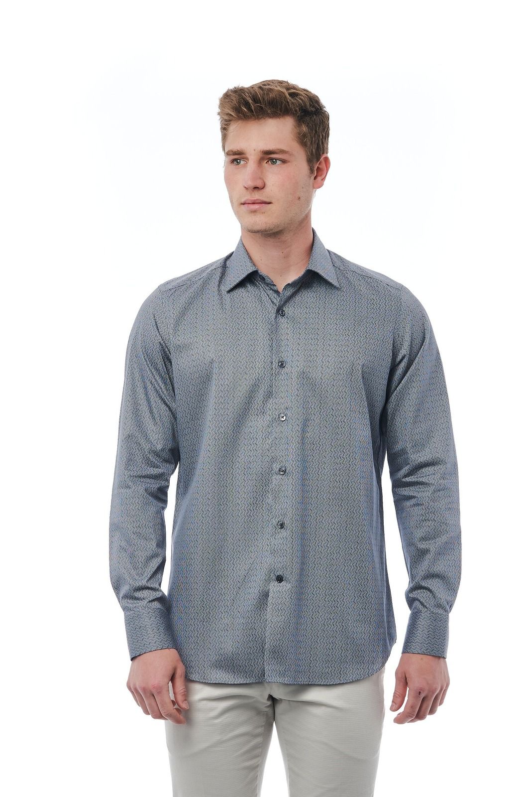 Bagutta Camicia 050_AL 57166 – Schwarz 1