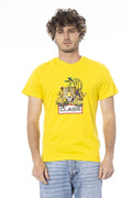 Cavalli Class T-Shirt CLL2MTS04 SXH01B – Gelb 1