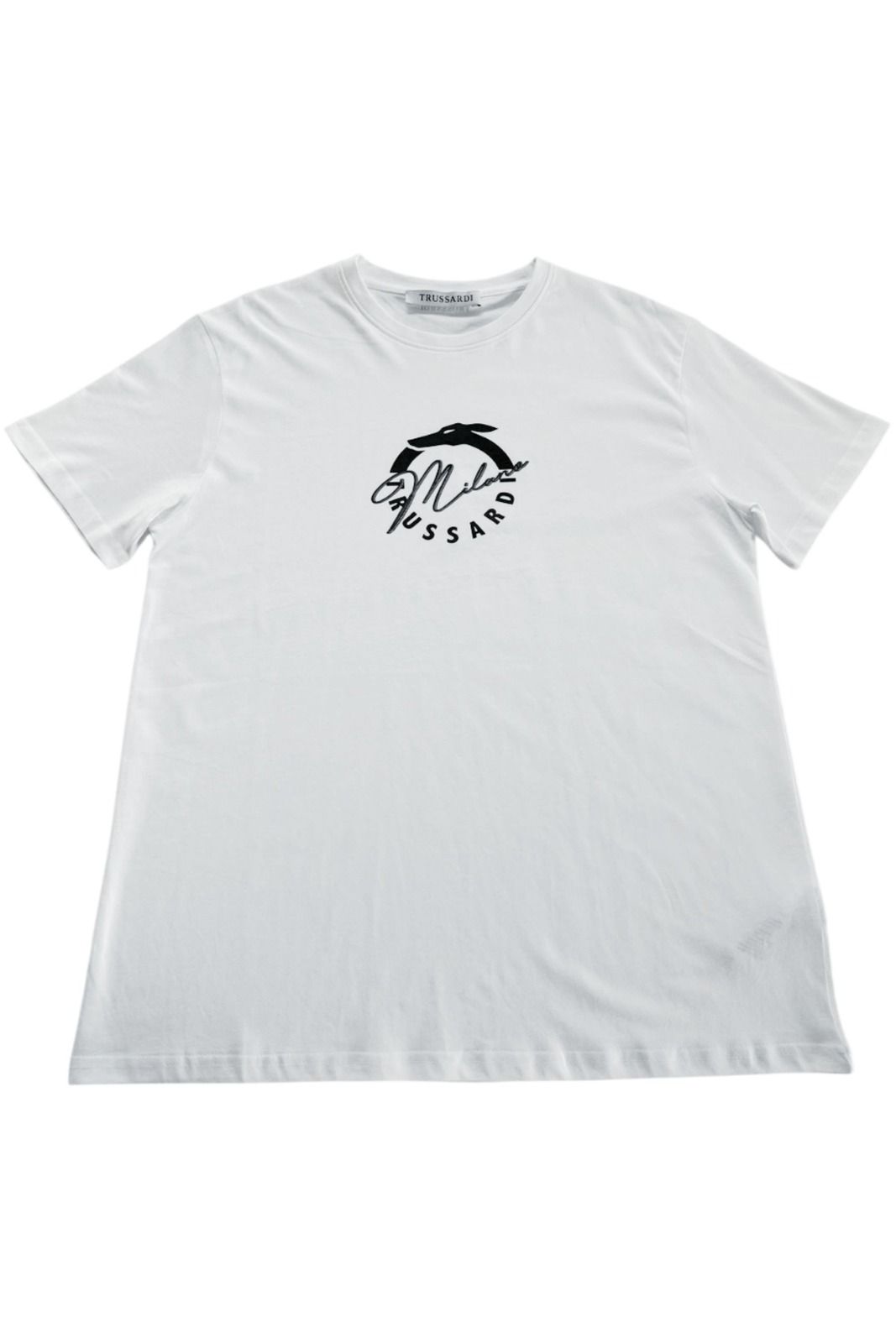 Trussardi Beachwear T-Shirt TRU25MTS01 – Weiß 1