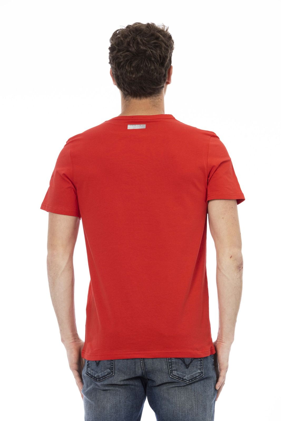 Bikkembergs Beachwear T-Shirt BKK1MTS04 – Rot 3