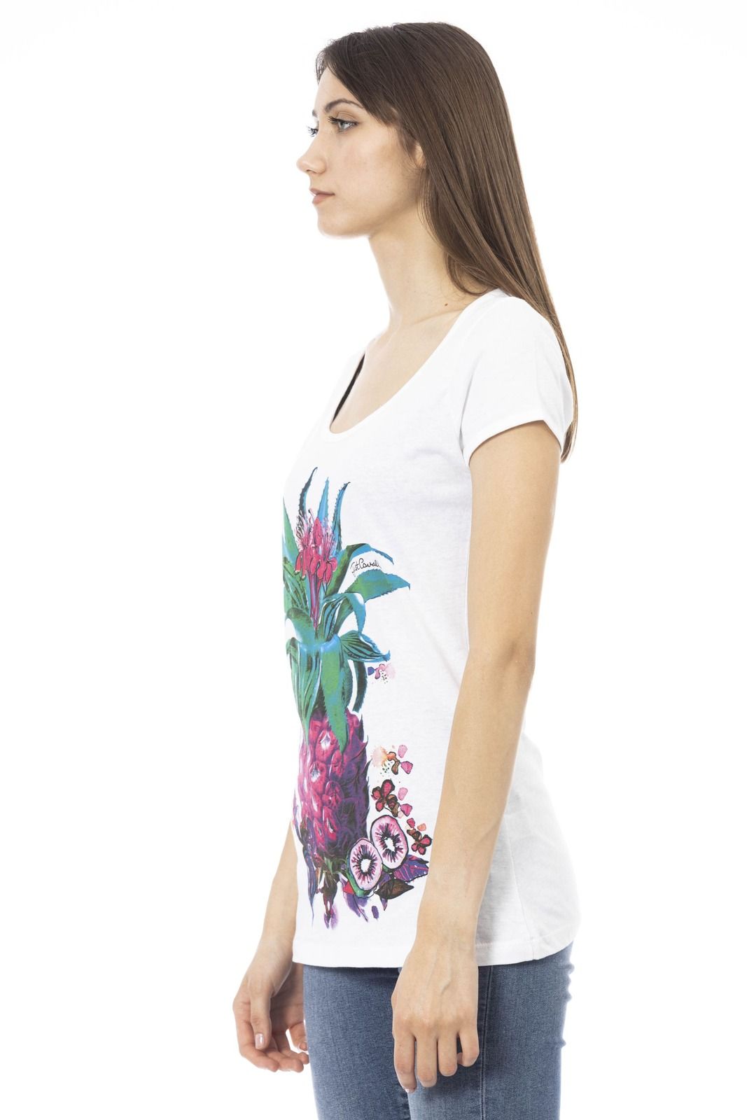 Just Cavalli Beachwear T-Shirt L44 151 GRBC – Weiß 2