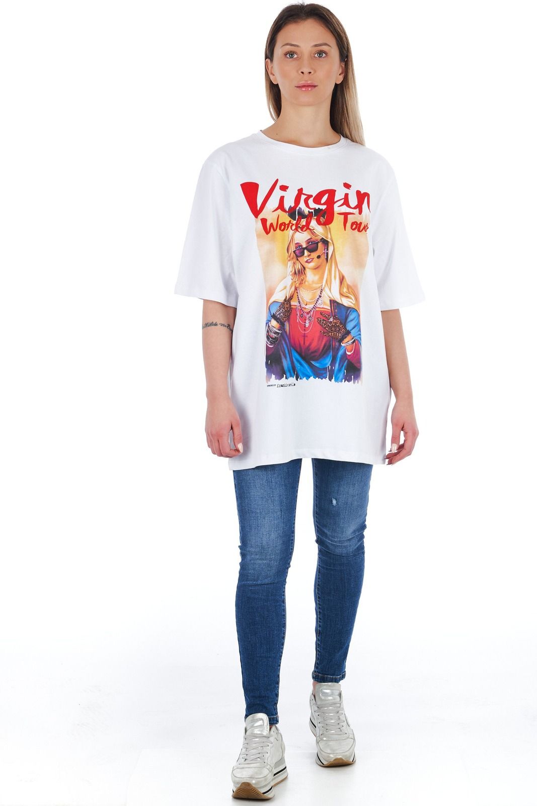 Frankie Morello T-Shirt FWCS9151TS – Weiß 5