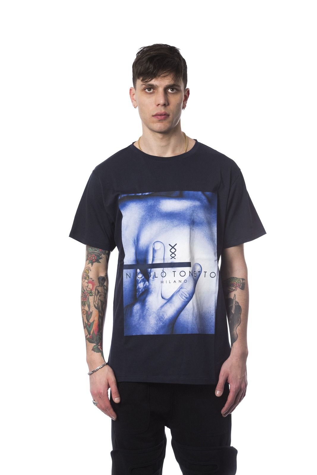 Nicolo Tonetto T-Shirt BLOC AMI – Blau 1