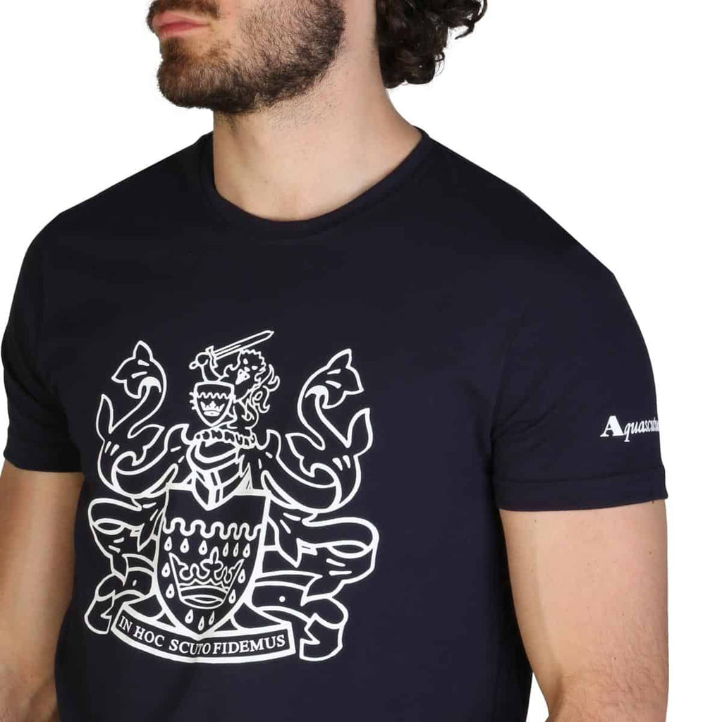 Aquascutum T-Shirt QMT002M0 – Blau 3