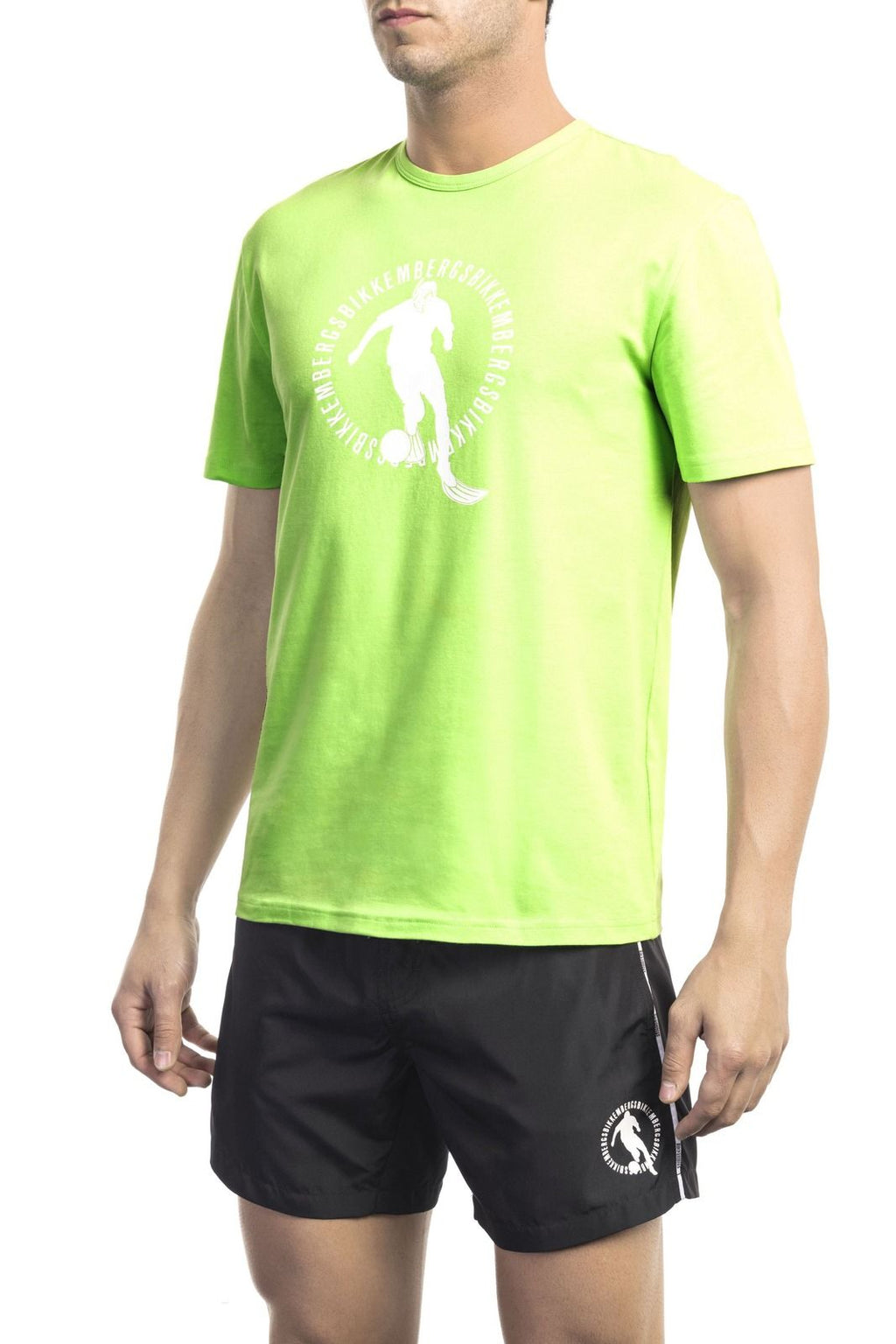 Bikkembergs Beachwear T-Shirt BKK1MTS02 – Grün 1