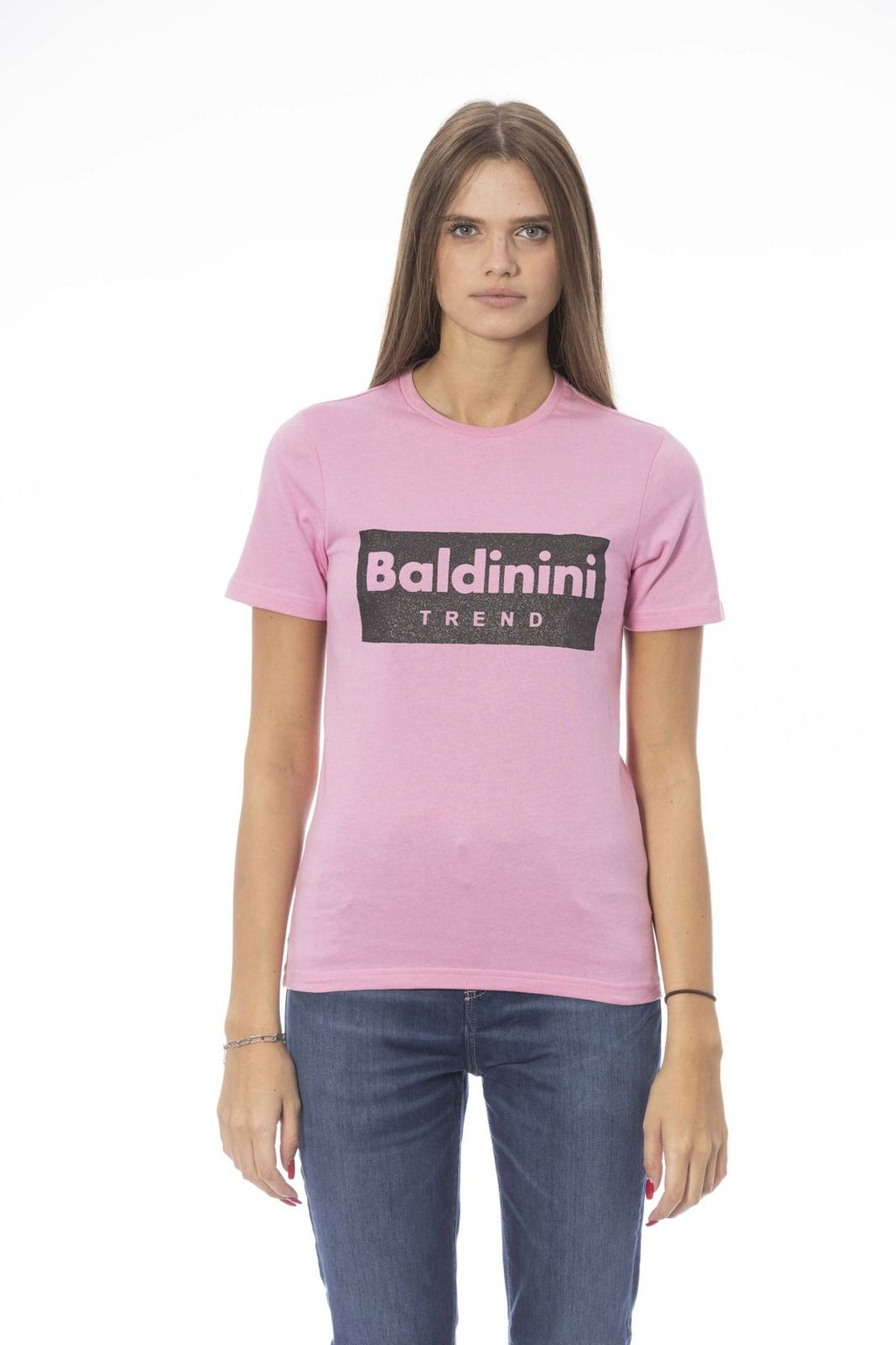 Baldinini Trend T-Shirt TSD07_MANTOVA – Rosa 1