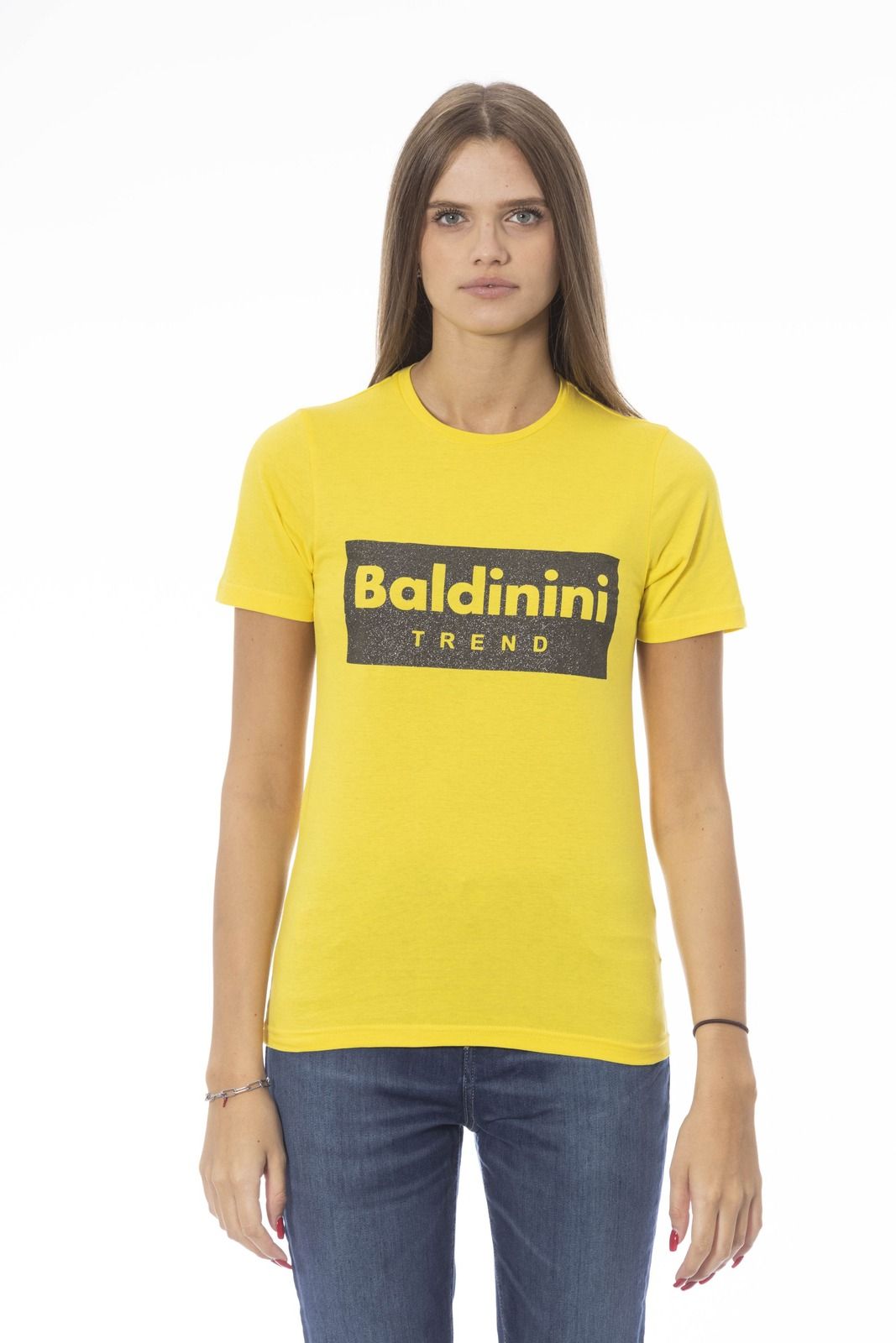 Baldinini Trend T-Shirt TSD07_MANTOVA – Gelb 1