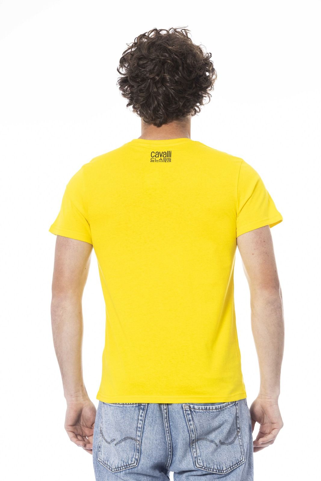Cavalli Class T-Shirt CLL2MTS02 SXH01A – Gelb 3