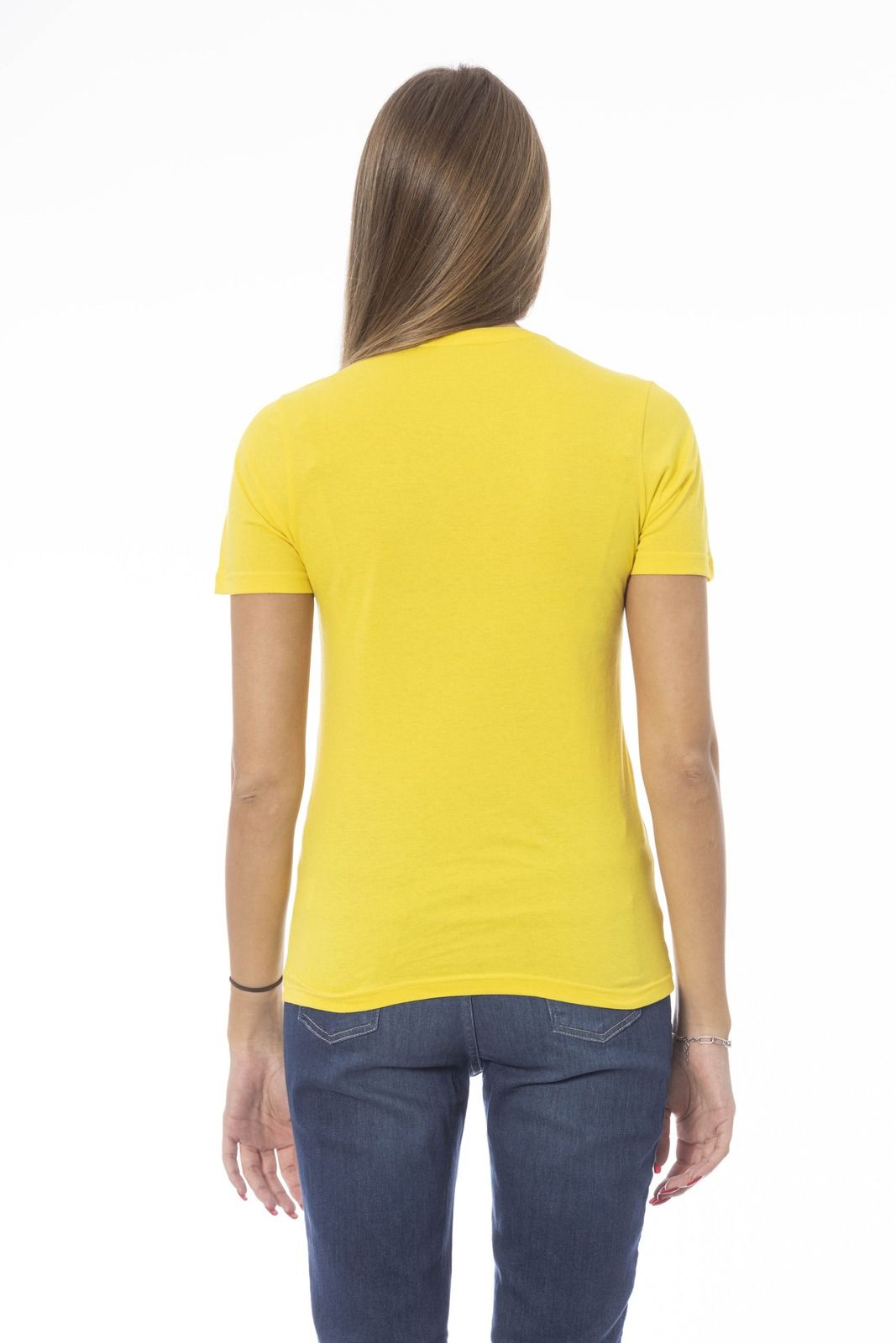 Baldinini Trend T-Shirt TSD07_MANTOVA – Gelb 4