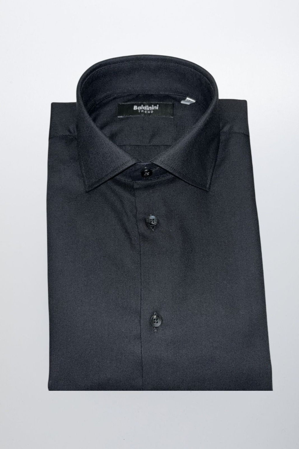 Baldinini Trend Camicia SLIM FR 25 – Schwarz 1