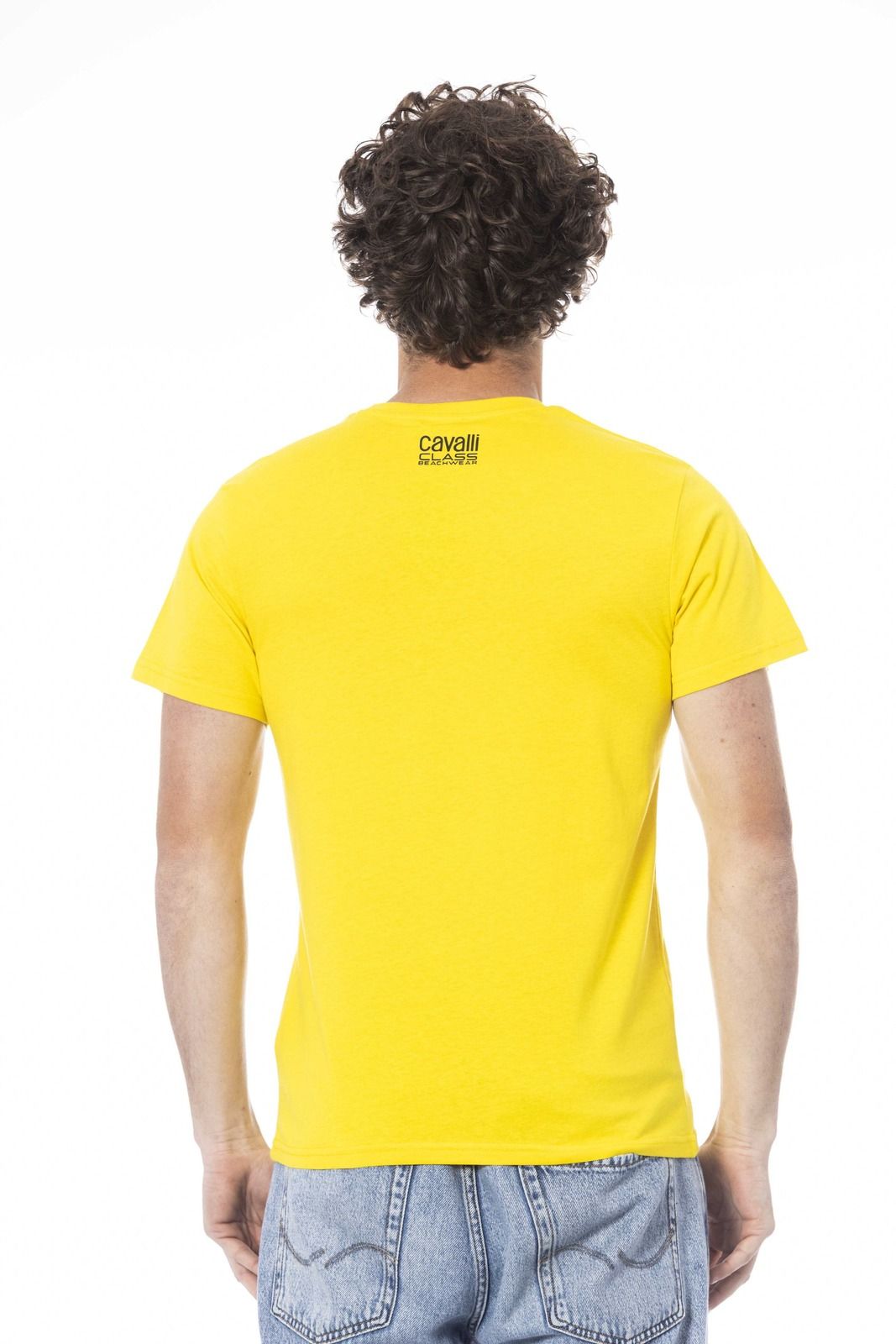 Cavalli Class T-Shirt CLL2MTS04 SXH01B – Gelb 3