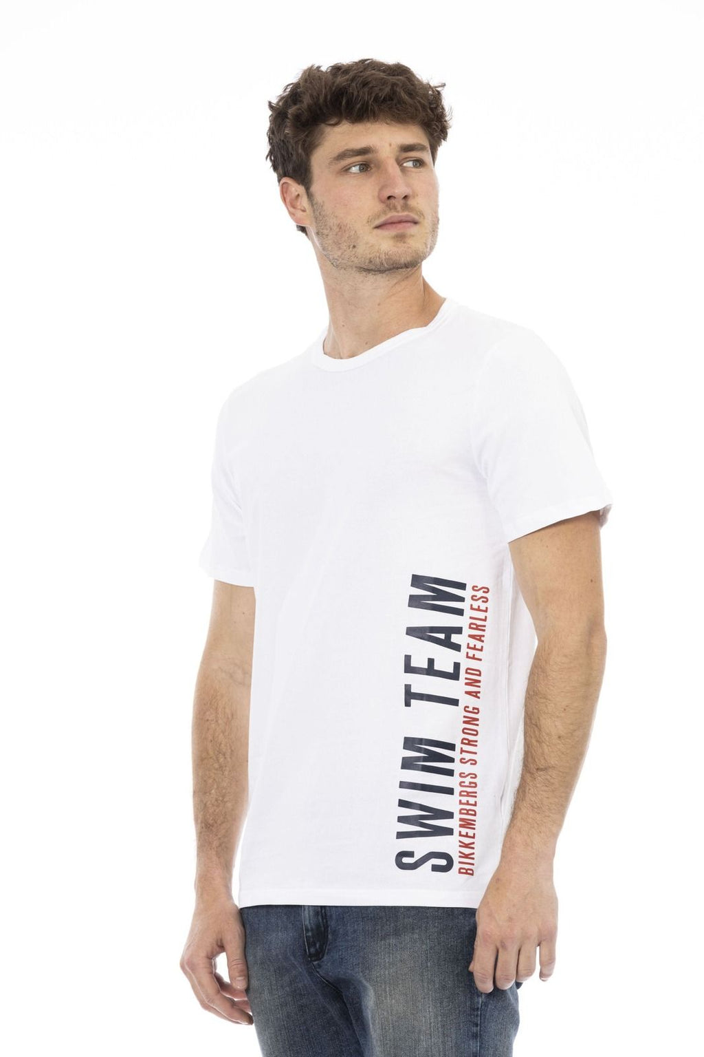 Bikkembergs Beachwear T-Shirt BKK1MTS04 – Weiß 2