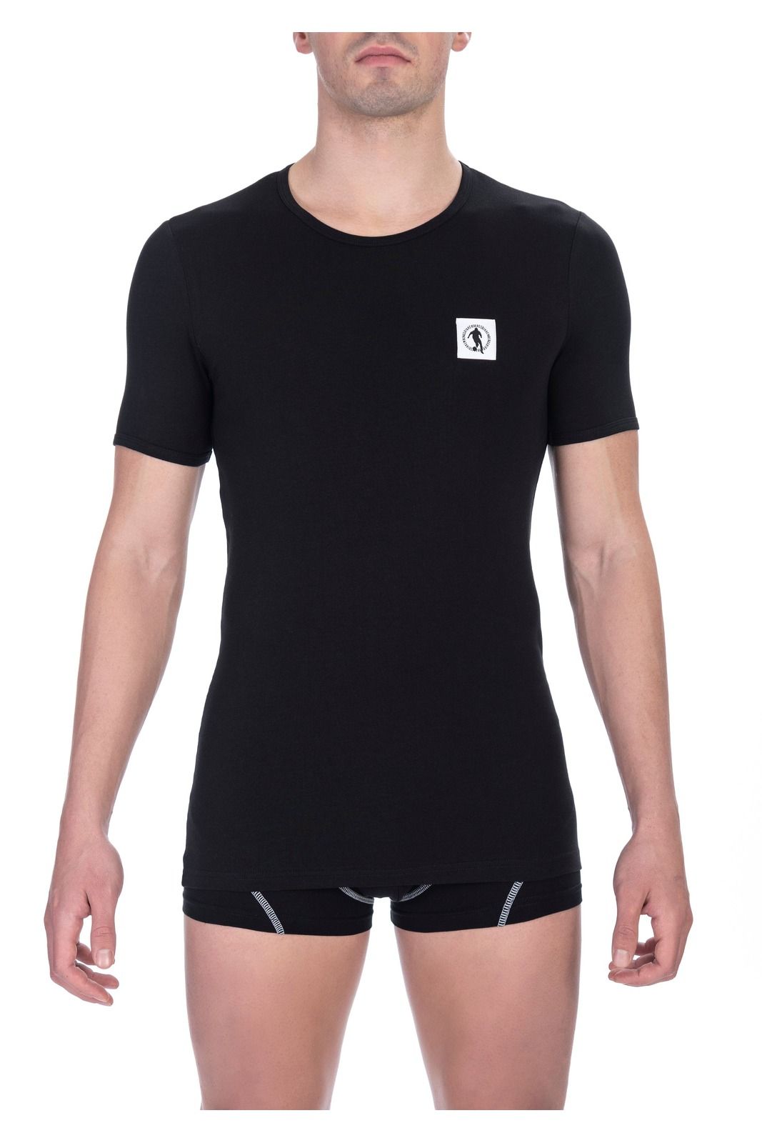 Bikkembergs T-Shirt BKK1UTS07SI – Schwarz 1