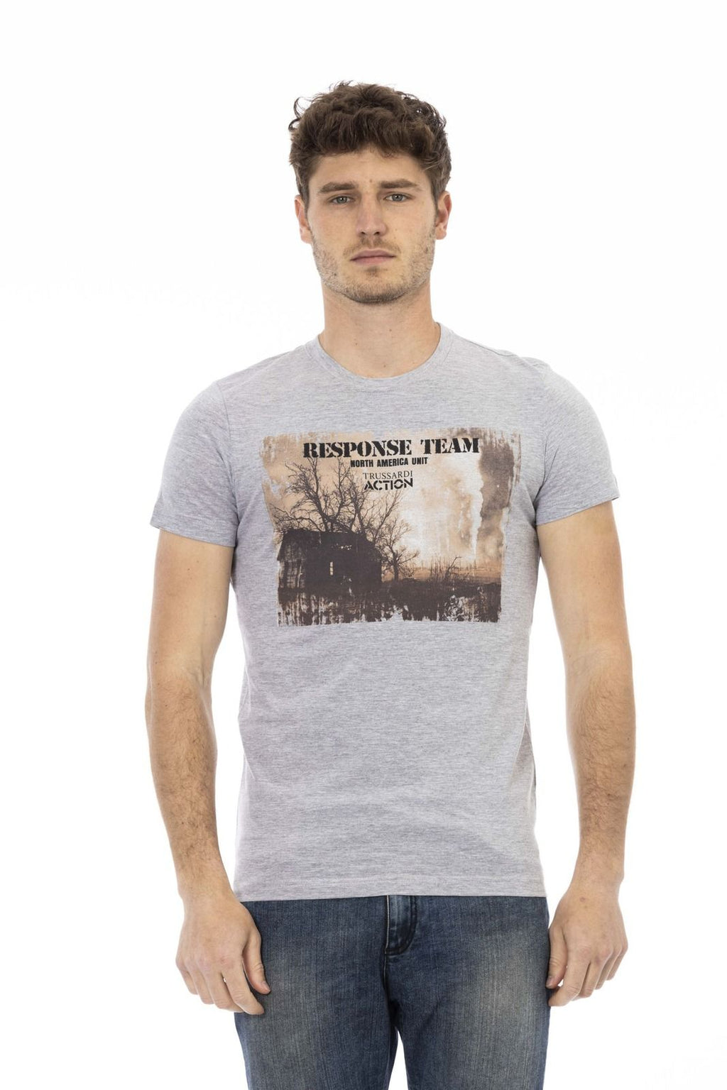 Trussardi Action T-Shirt 2AT03D – Grau 1