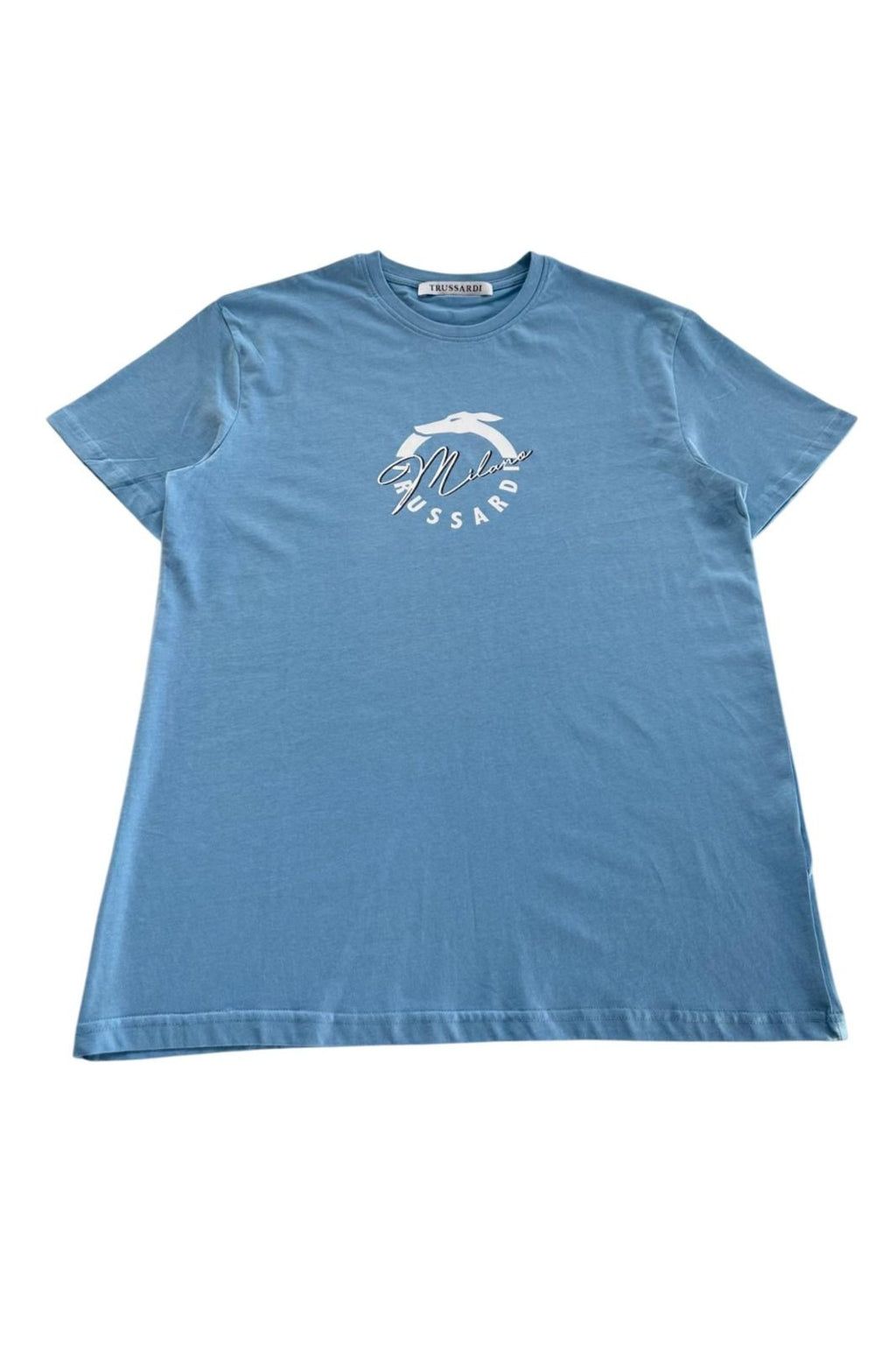 Trussardi Beachwear T-Shirt TRU25MTS01 – Blau 1