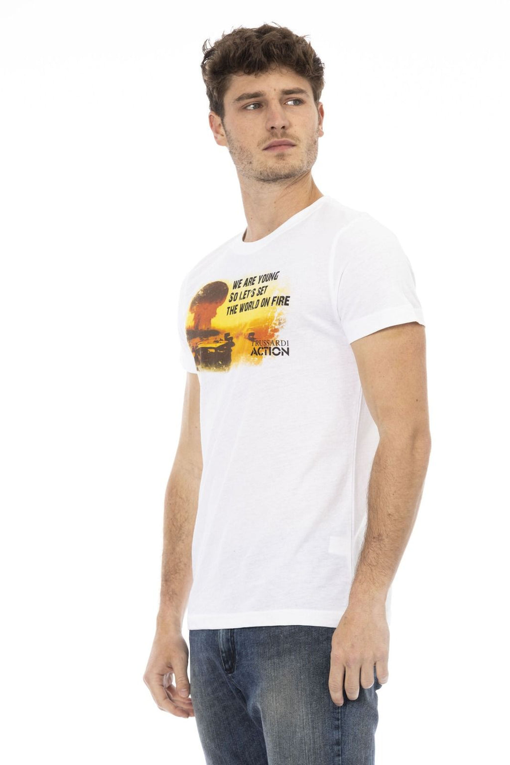 Trussardi Action T-Shirt 2AT02C – Weiß 2