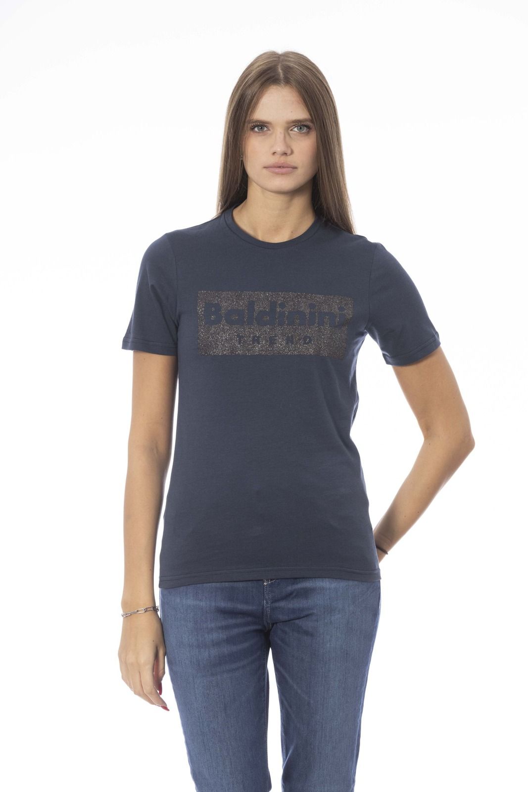 Baldinini Trend T-Shirt TSD07_MANTOVA – Blau 2