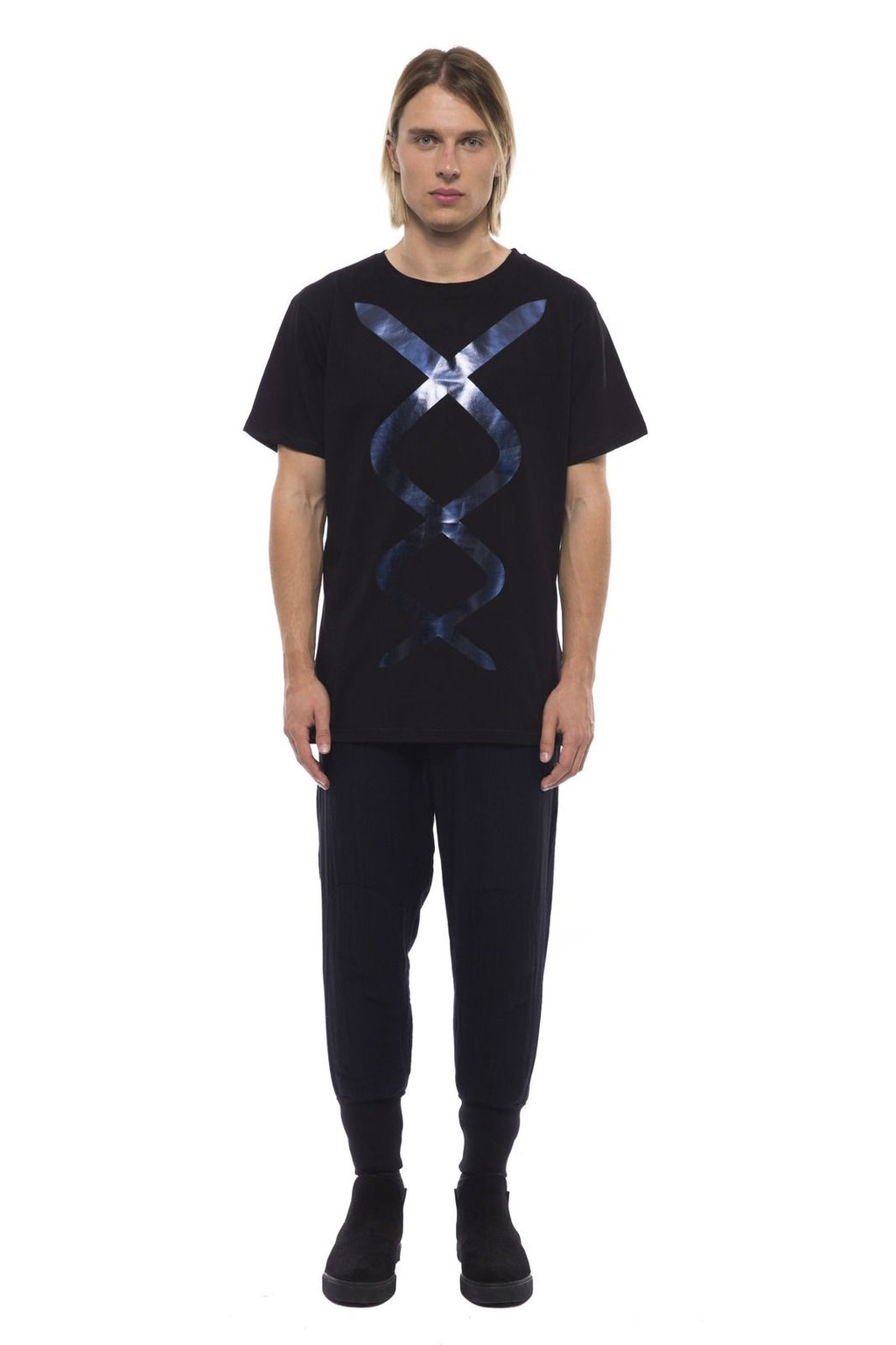 Nicolo Tonetto T-Shirt BLOCK SLOGUN 05 – Schwarz 4
