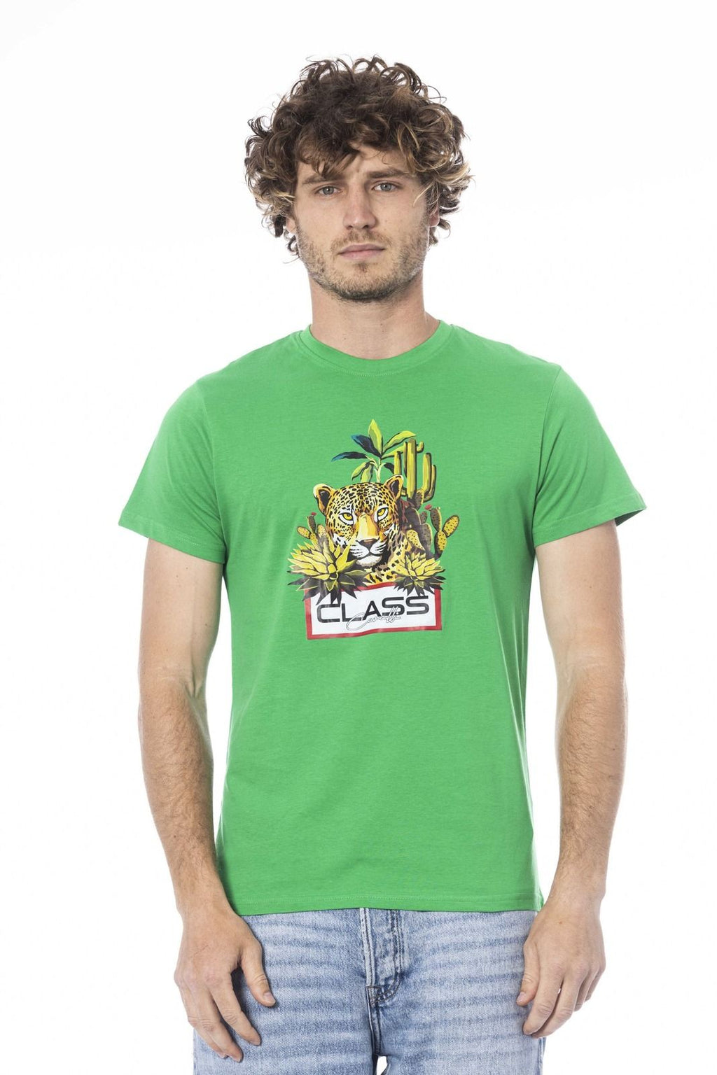 Cavalli Class T-Shirt CLL2MTS04 SXH01B – Grün 1