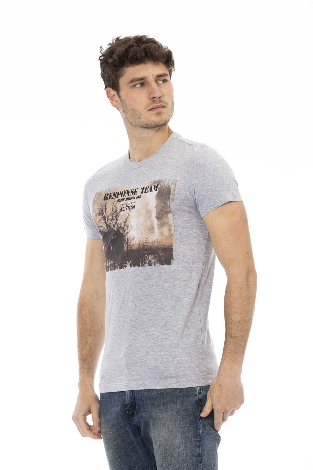 Trussardi Action T-Shirt 2AT03D – Grau 2