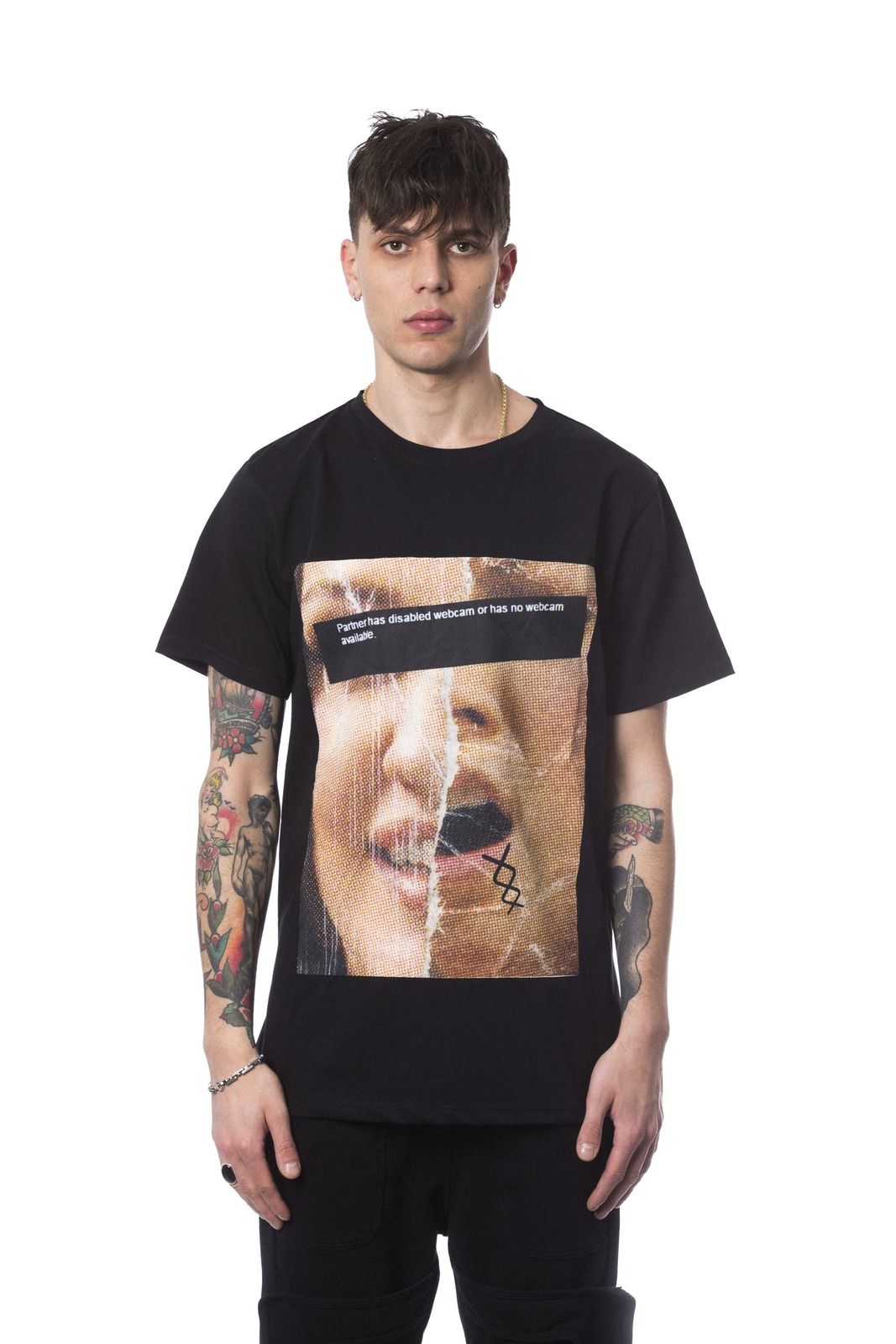 Nicolo Tonetto T-Shirt BLOCK CAM – Schwarz 1