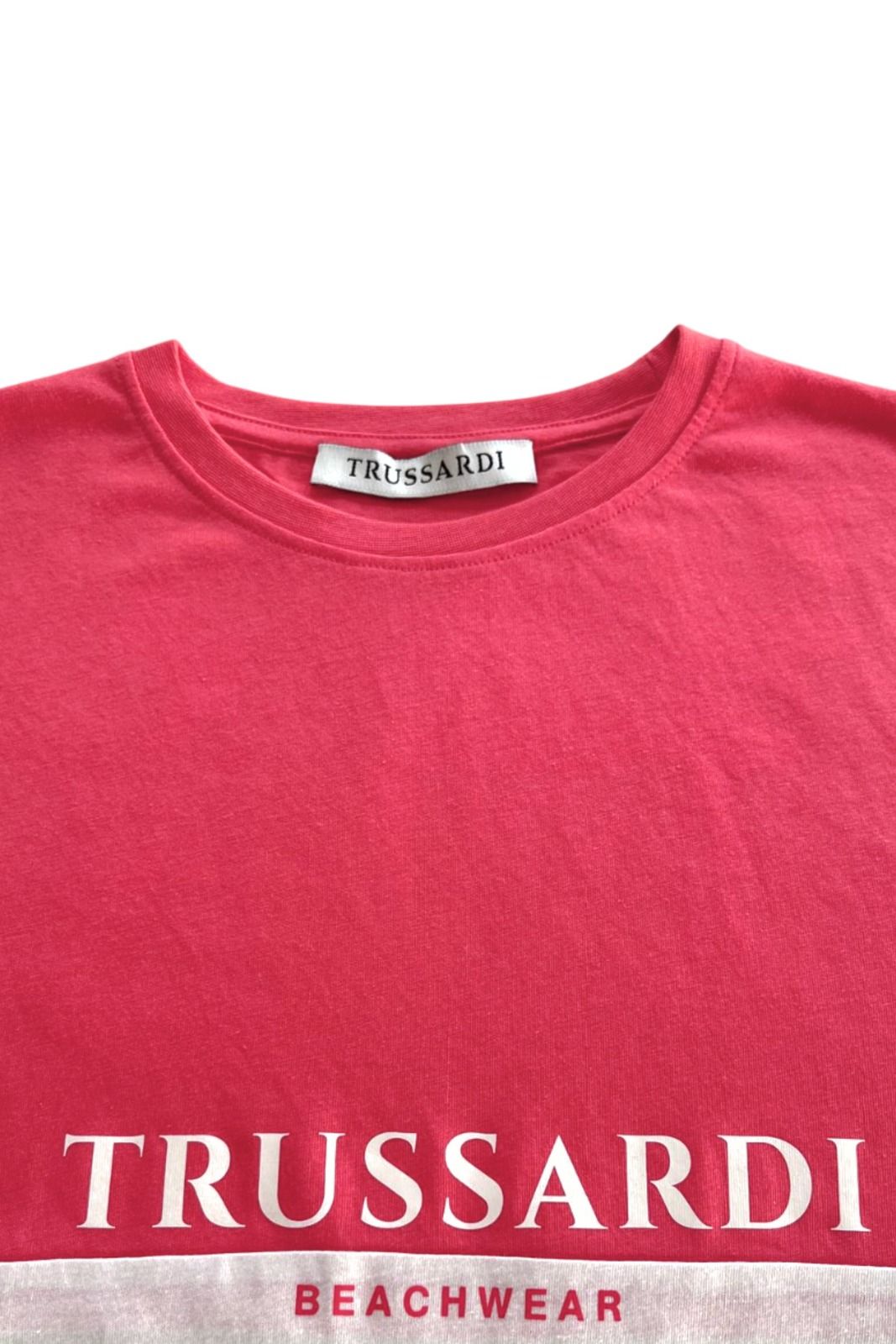 Trussardi Beachwear T-Shirt TRU25MTS02 – Weiß 3