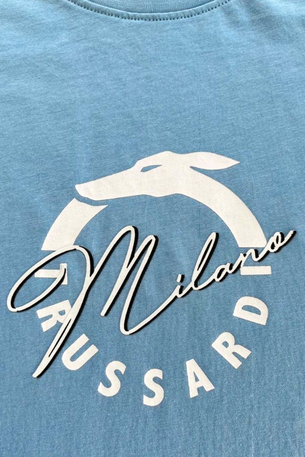 Trussardi Beachwear T-Shirt TRU25MTS01 – Blau 3