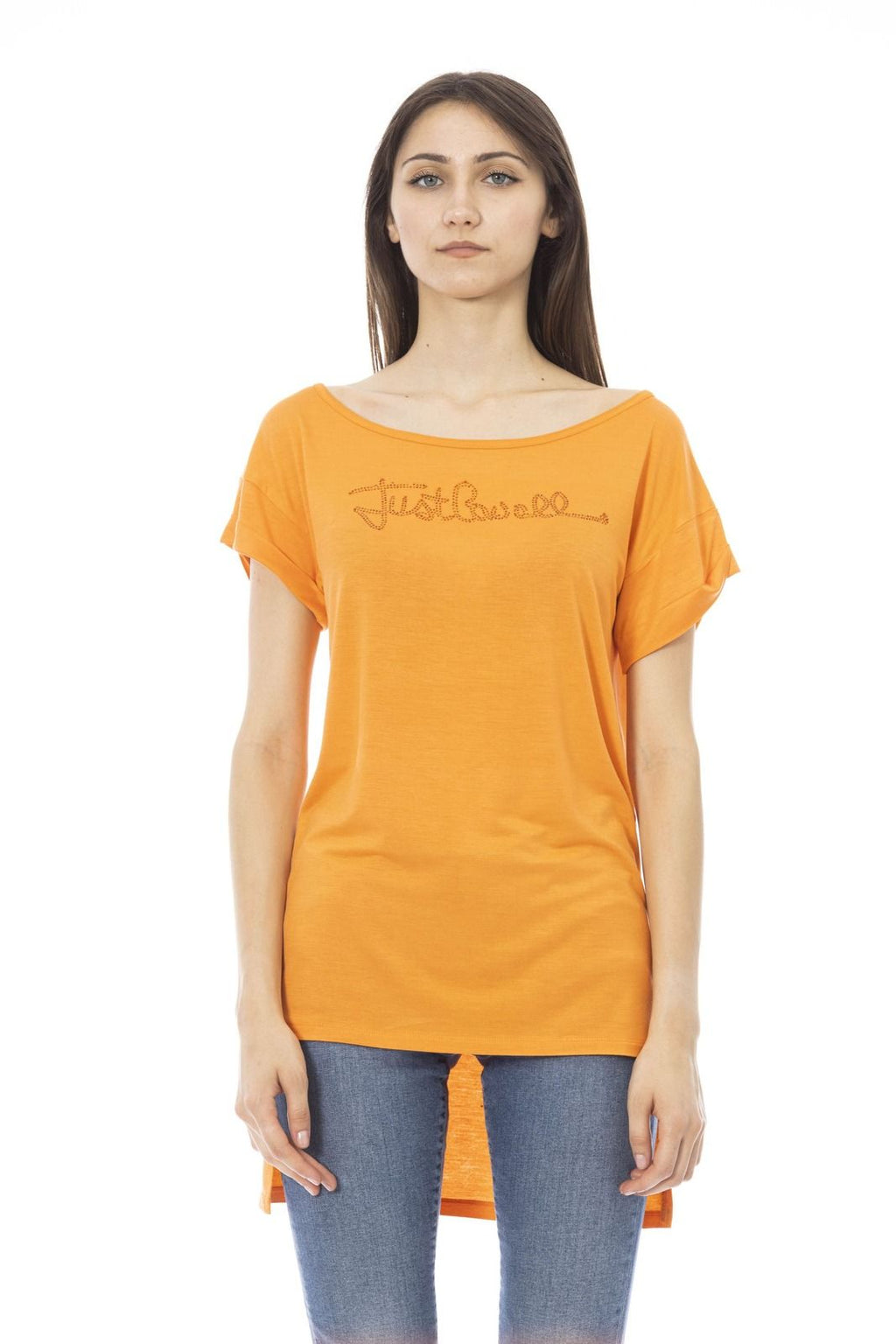 Just Cavalli Beachwear T-Shirt D45 151 GRBC – Orange 1