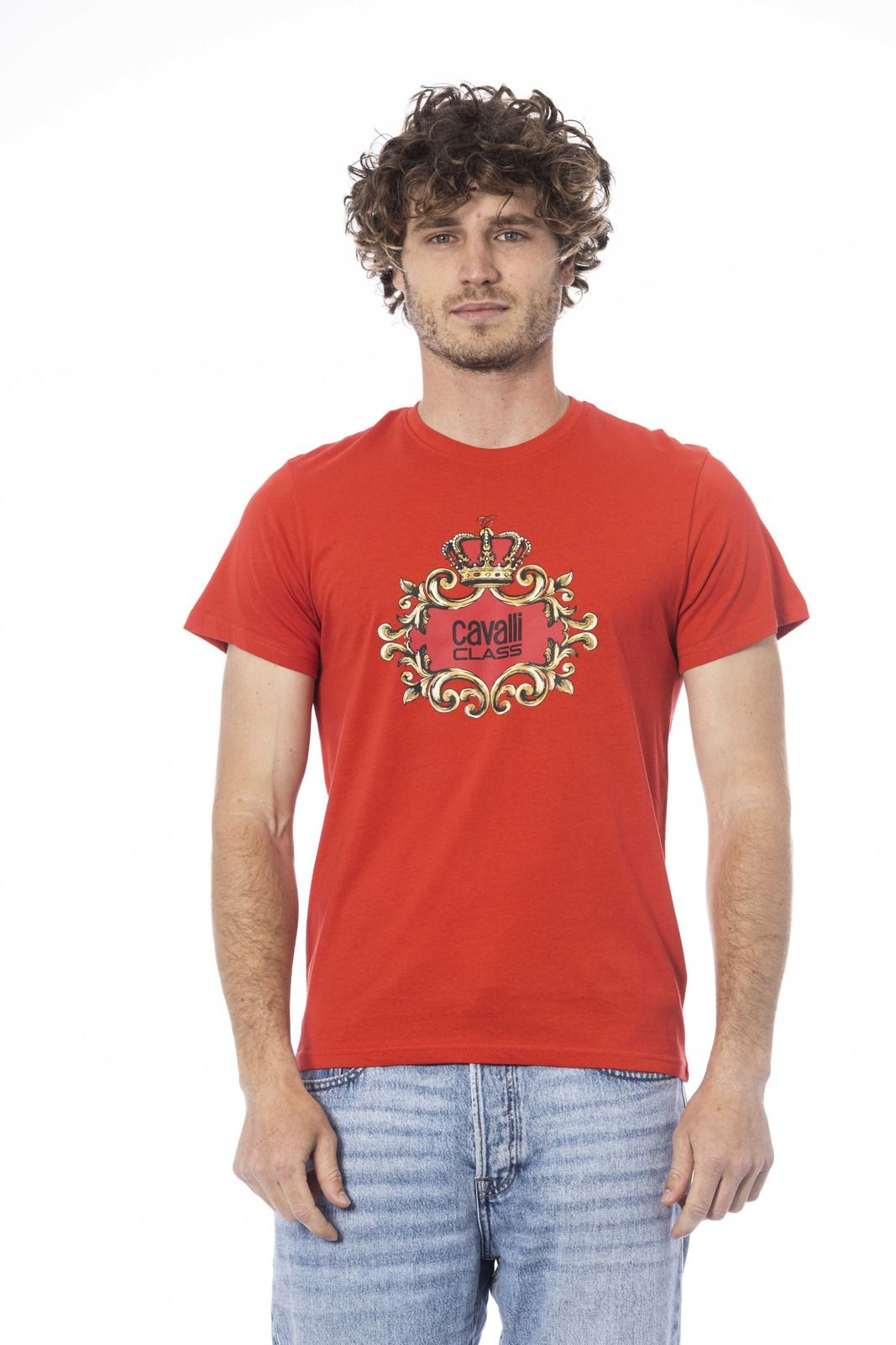 Cavalli Class T-Shirt CLL2MTS02 SXH01A – Rot 1