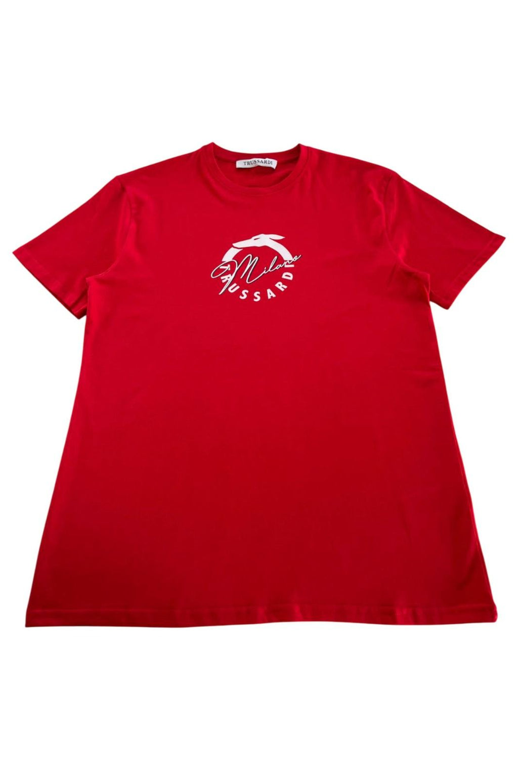 Trussardi Beachwear T-Shirt TRU25MTS01 – Rot 1