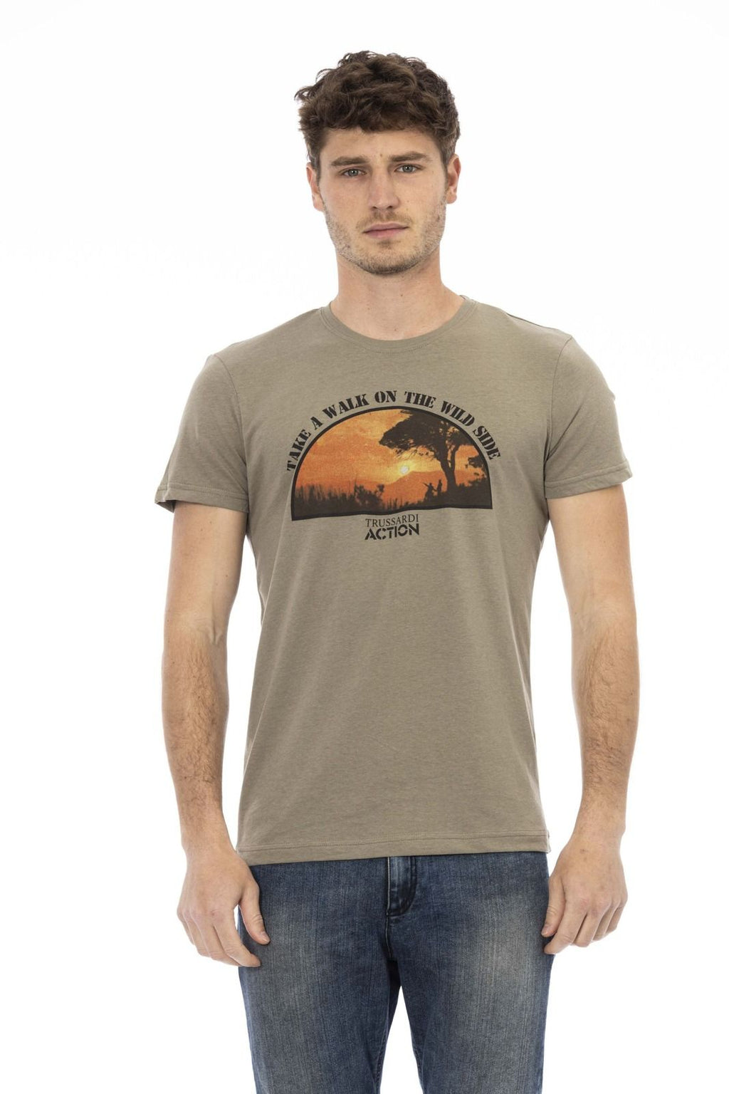 Trussardi Action T-Shirt 2AT03B – Grün 1