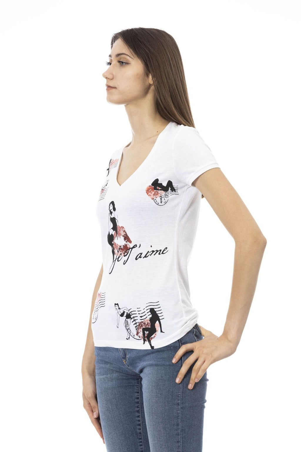 Trussardi Action T-Shirt 2BT05 – Weiß 2