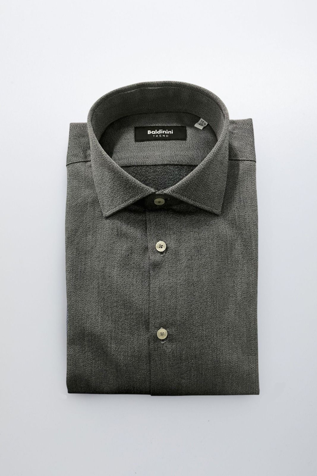Baldinini Trend Camicia SLIM FR 25 – Grau 1