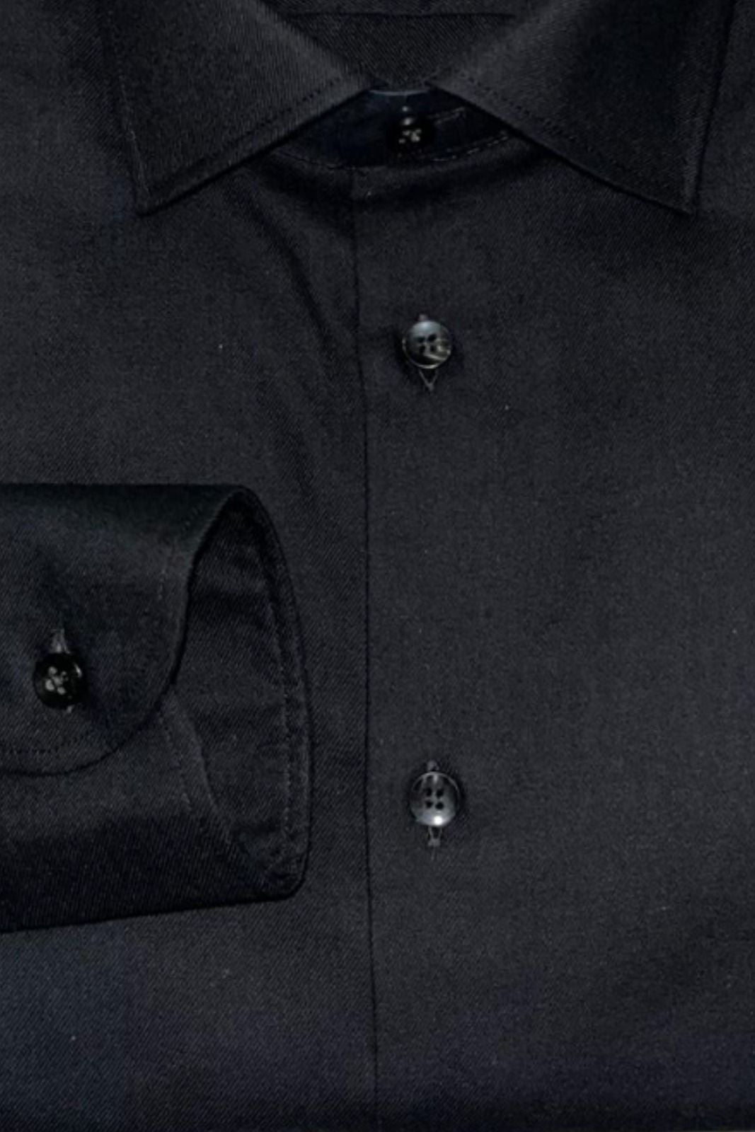 Baldinini Trend Camicia SLIM FR 25 – Schwarz 4