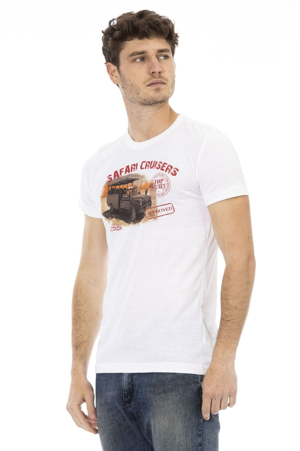 Trussardi Action T-Shirt 2AT02B – Weiß 2