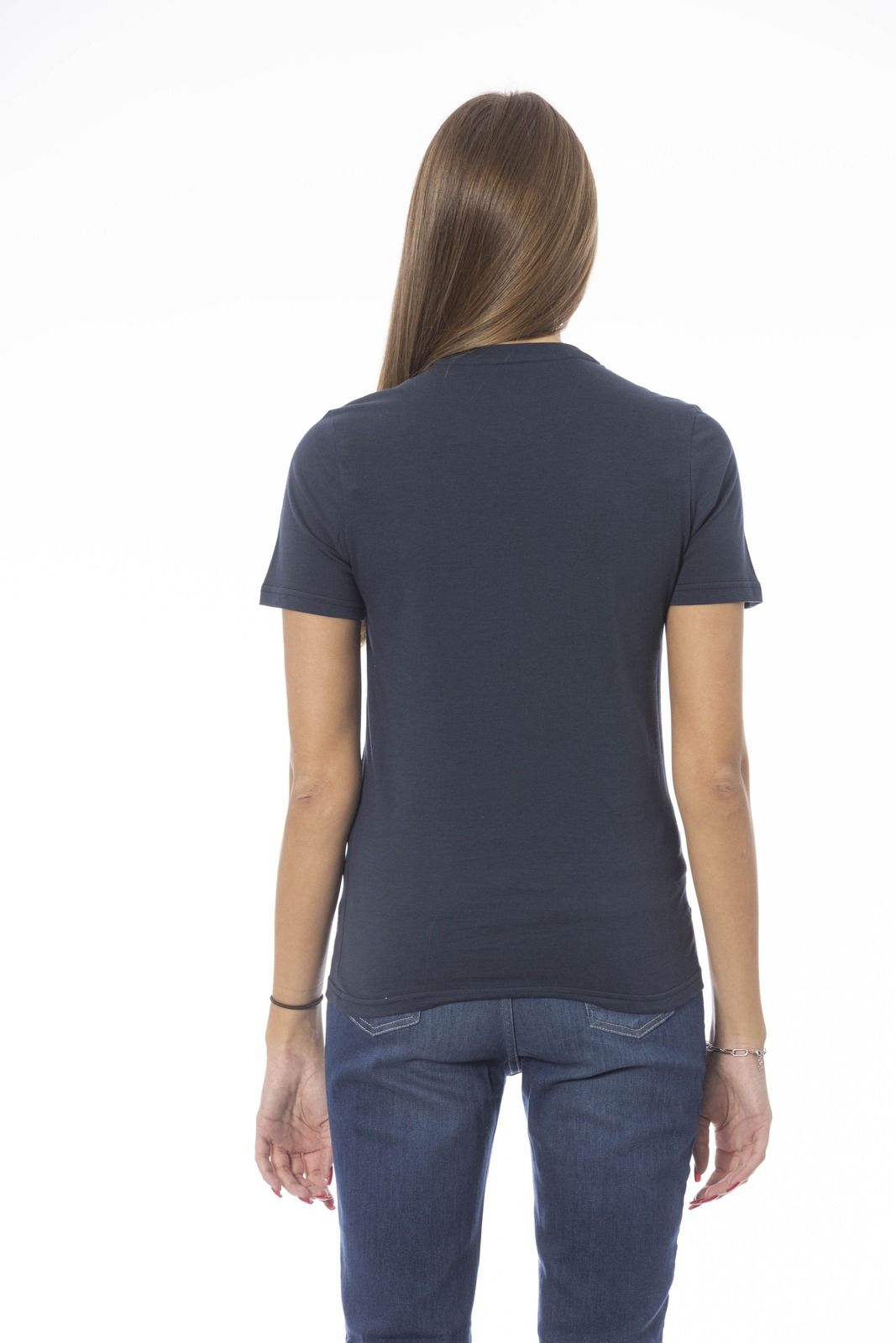 Baldinini Trend T-Shirt TSD07_MANTOVA – Blau 4