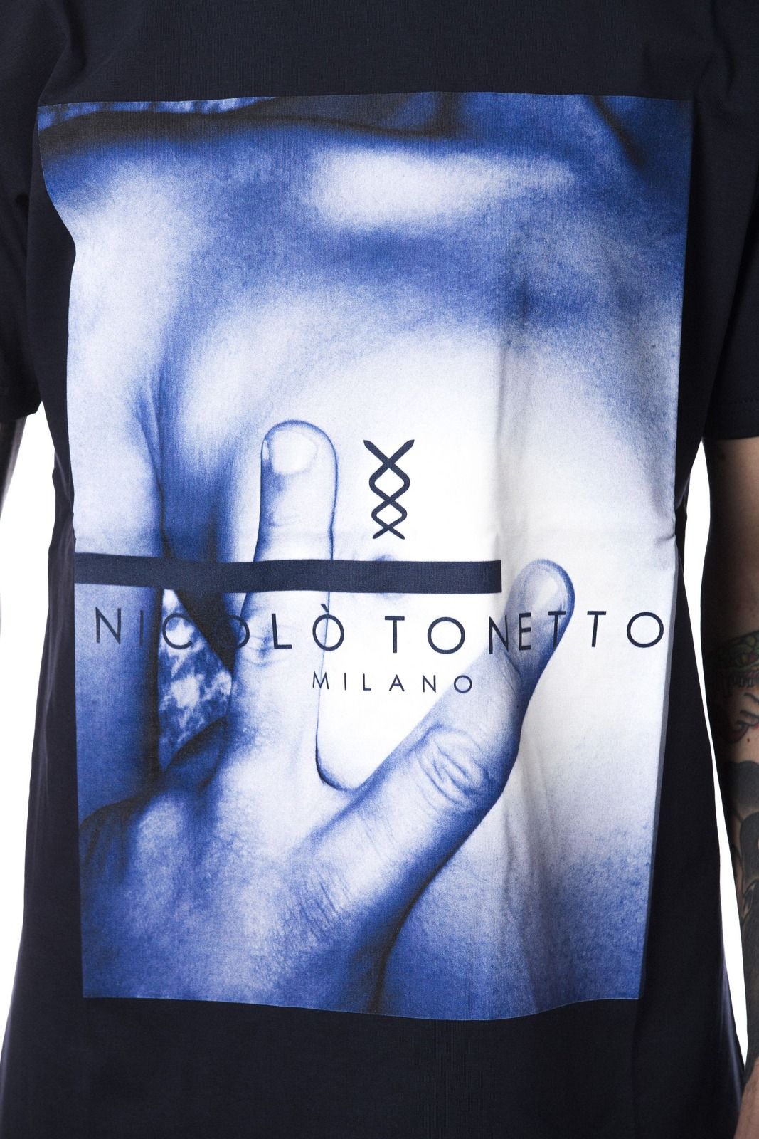 Nicolo Tonetto T-Shirt BLOC AMI – Blau 4