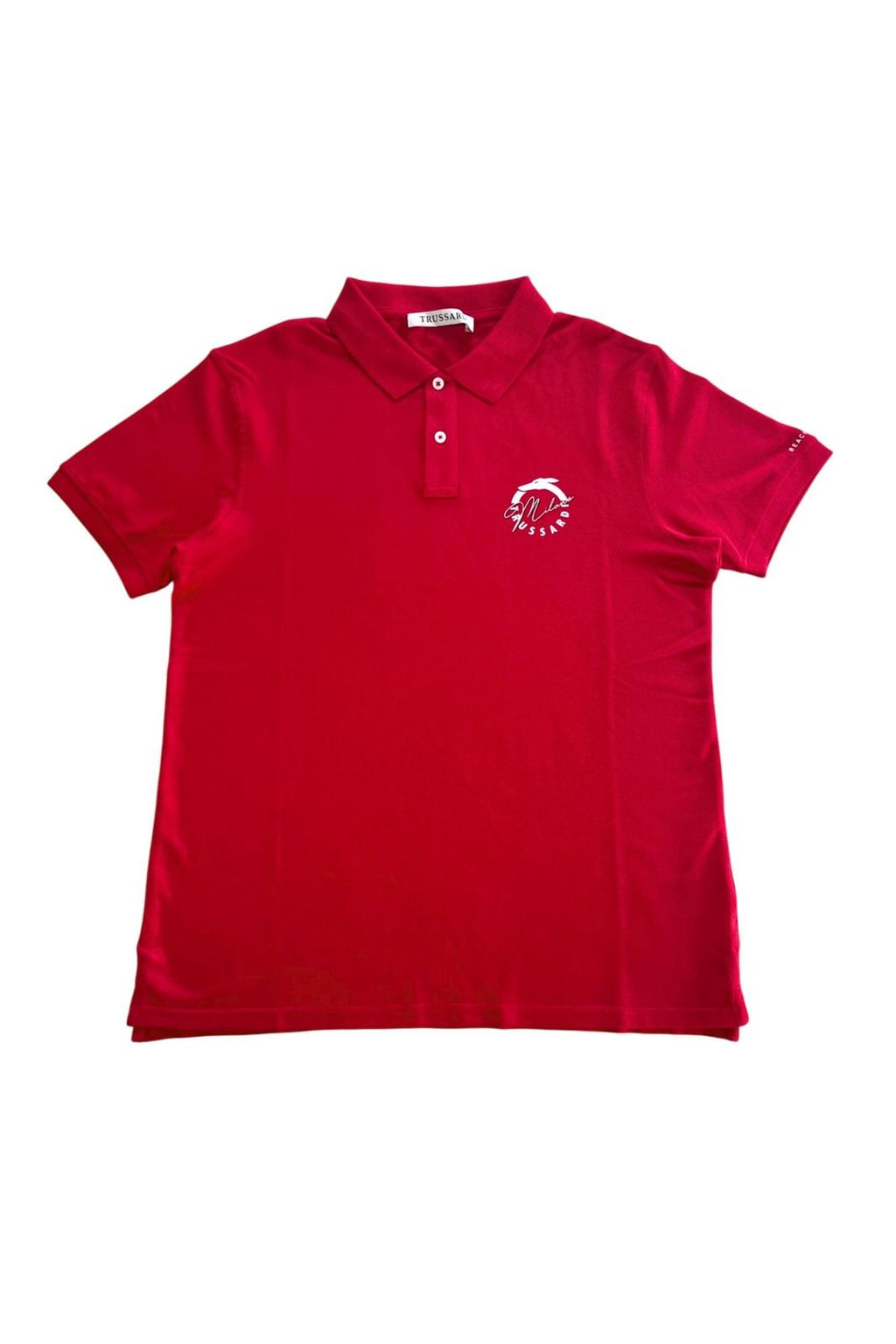 Trussardi Beachwear Poloshirt TRU25MPL01 – Rot 1