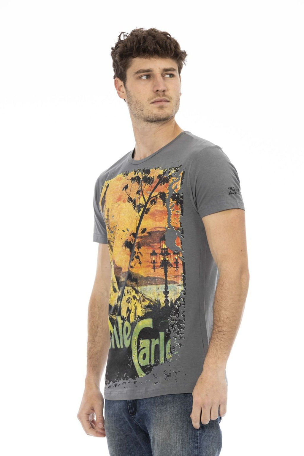 Trussardi Action T-Shirt 2AT22_MONTECARLO – Grau 2