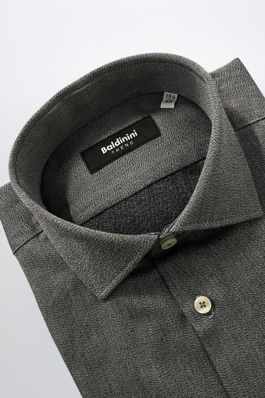 Baldinini Trend Camicia SLIM FR 25 – Grau 2