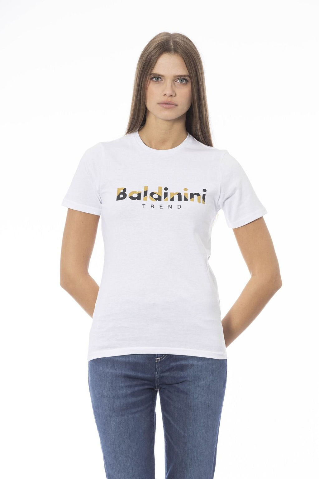 Baldinini Trend T-Shirt TSD04_MANTOVA – Weiß 2