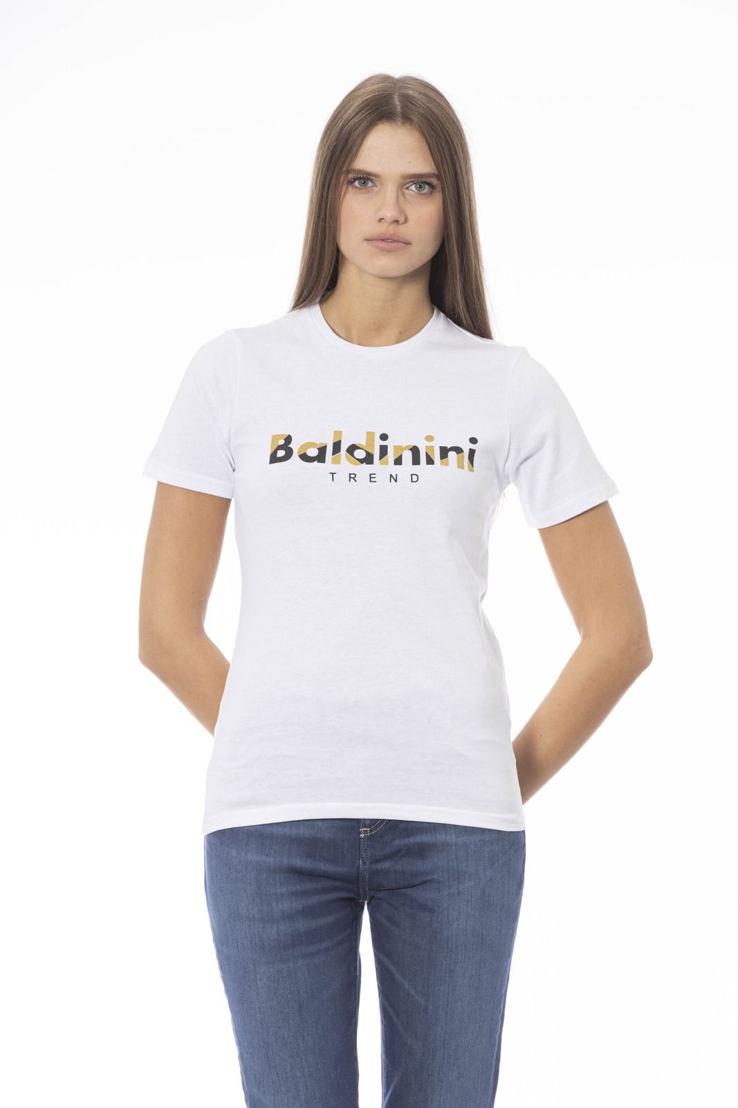 Baldinini Trend T-Shirt TSD04_MANTOVA – Weiß 2