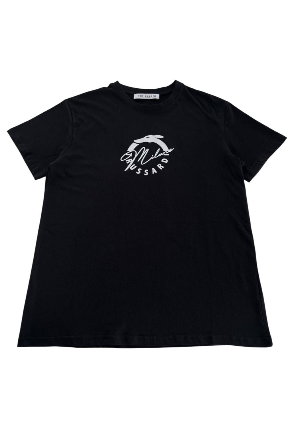 Trussardi Beachwear T-Shirt TRU25MTS01 – Schwarz 1