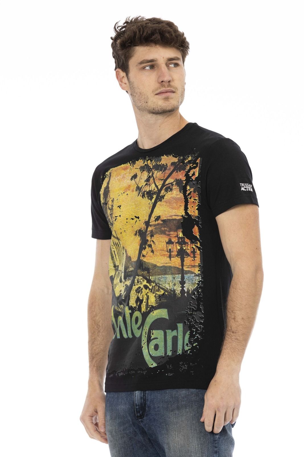Trussardi Action T-Shirt 2AT22_MONTECARLO – Schwarz 2