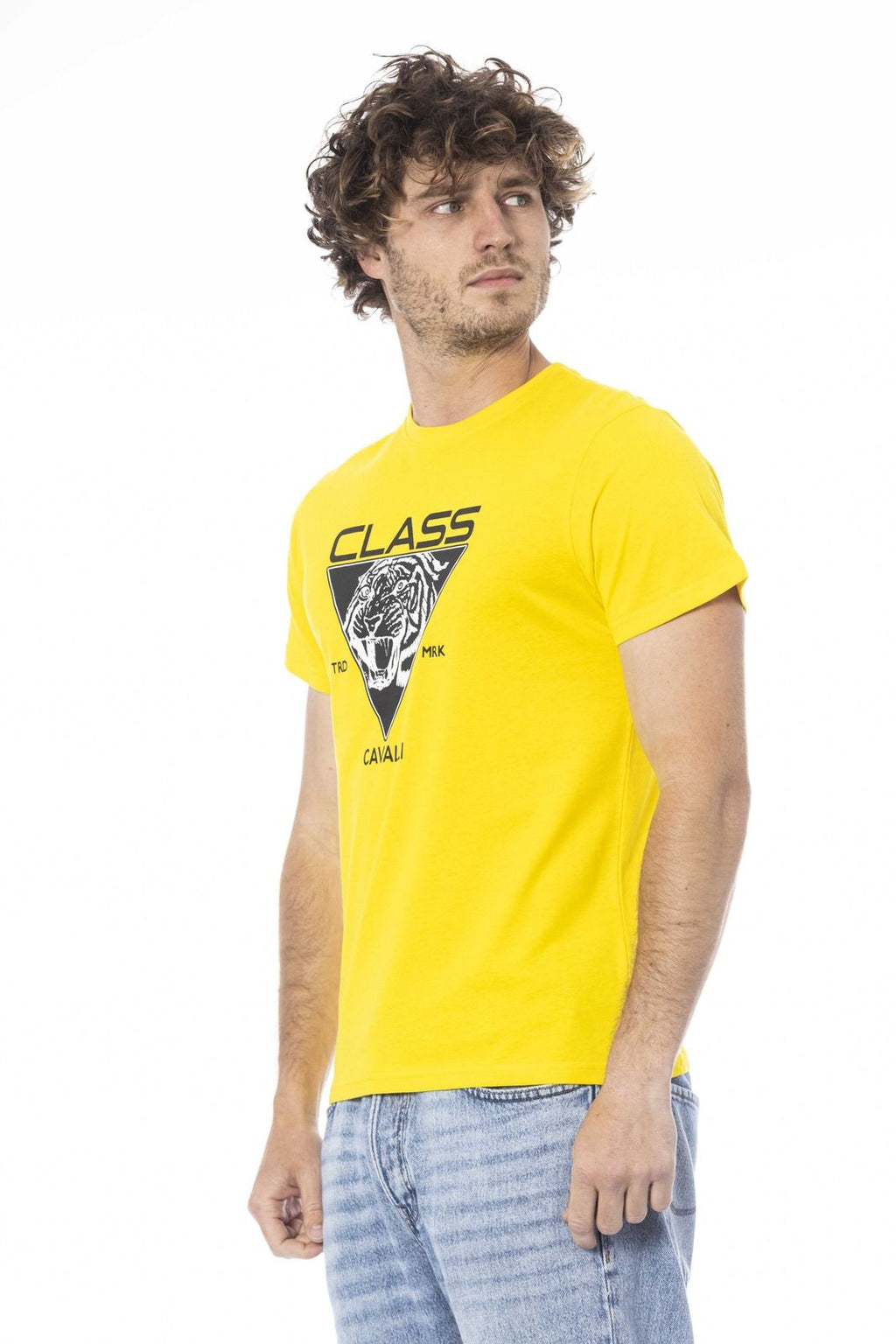 Cavalli Class T-Shirt CLL2MTS01 SXH01E – Gelb 2
