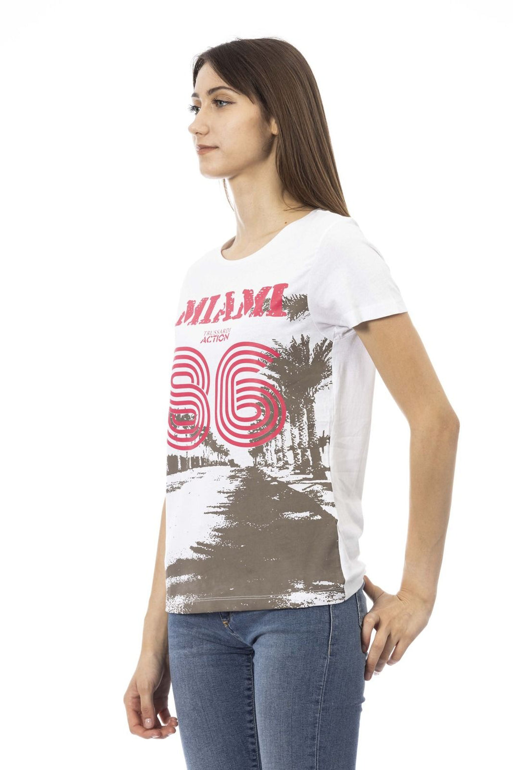 Trussardi Action T-Shirt 2BT11 MIAMI – Weiß 2